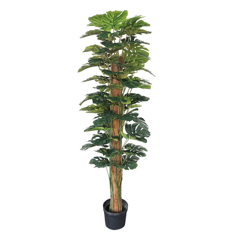 giant artificial indoor monstera plant