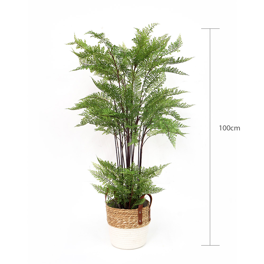 100cm high artificial fern plant