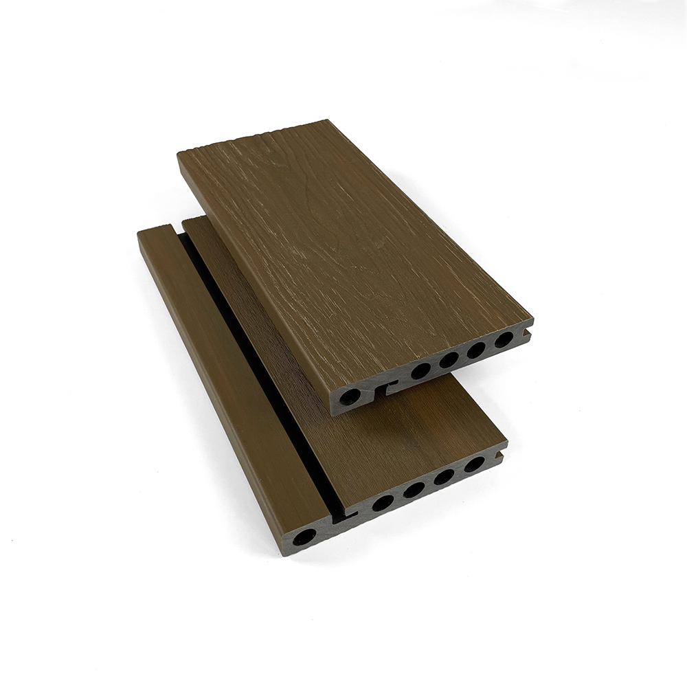 teak bullnose capped decking board