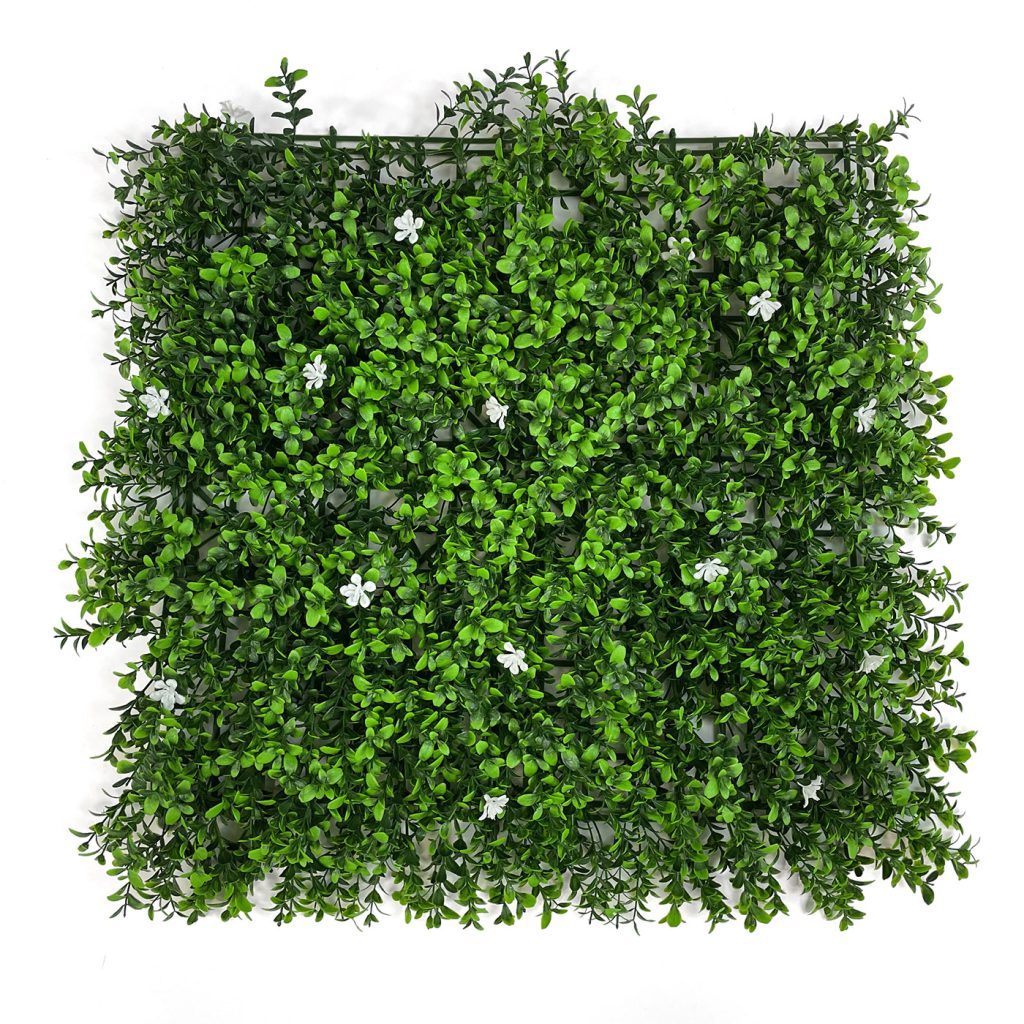 artificial foliage panel perfect for creating a feature wall in a home