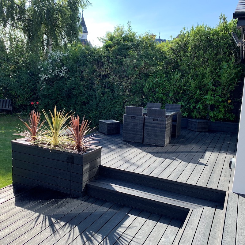 black composite decking for your home forever