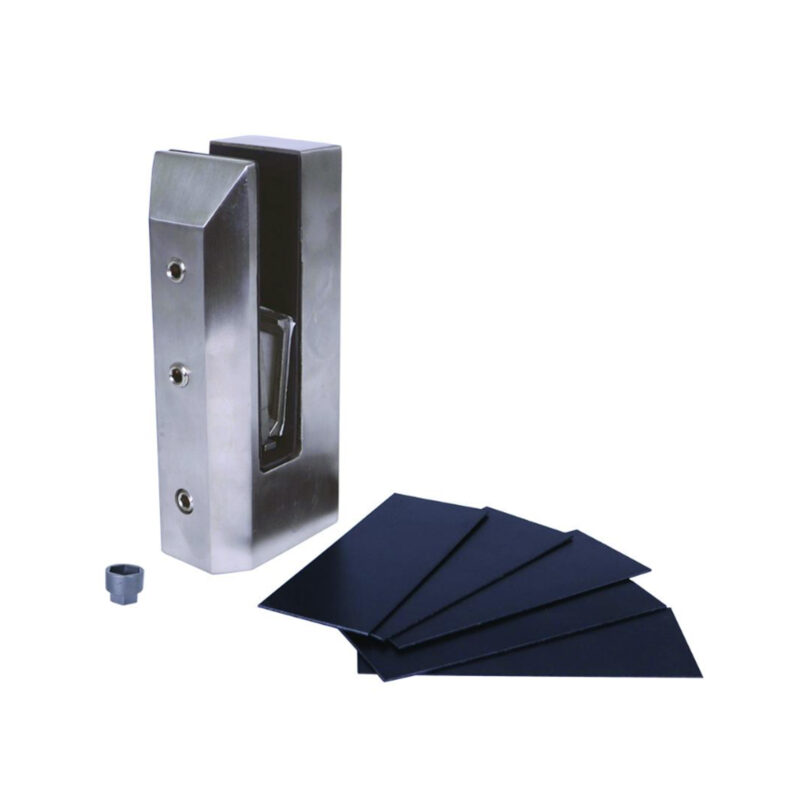 side-fix spigot support for glass balustrade